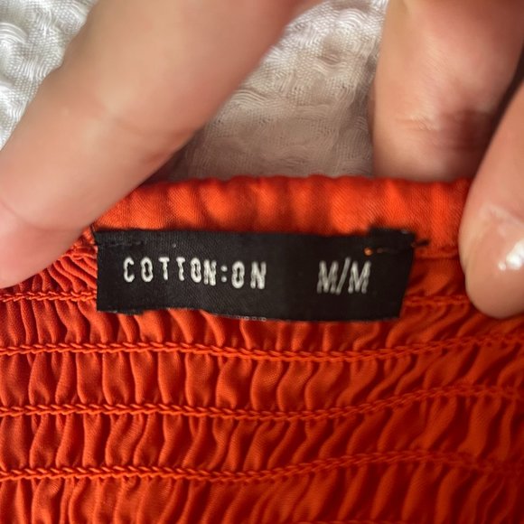 Orange Cropped Orange Halter Top - Picture 4 of 4